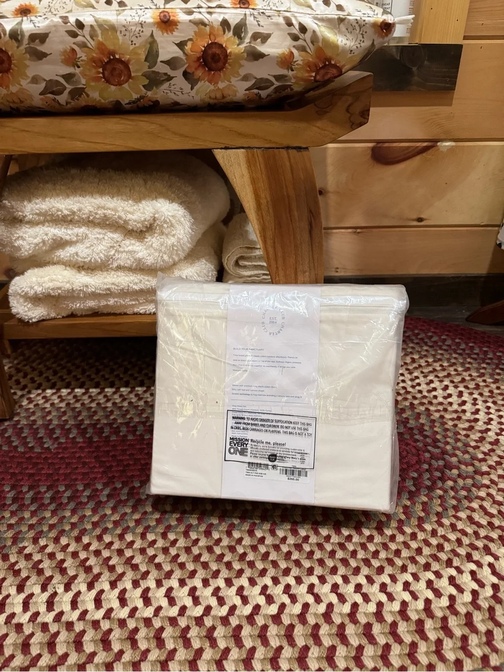 Charter Club Cream King Sheet Set - Sleep Luxe Collection